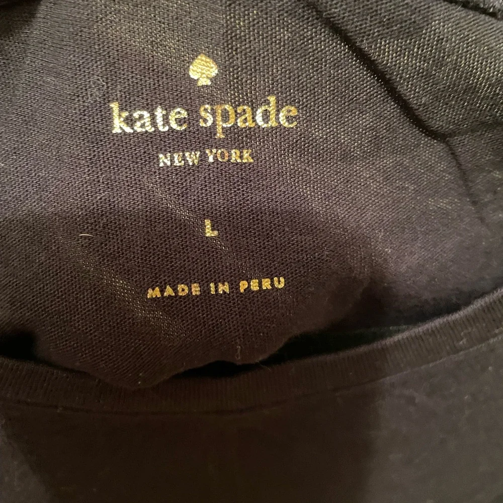 Kate spade navy tee shirt. - Picture 4 of 4